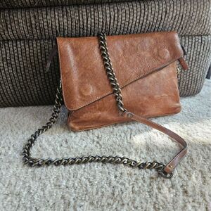Maxon collection brown Italian leather purse
